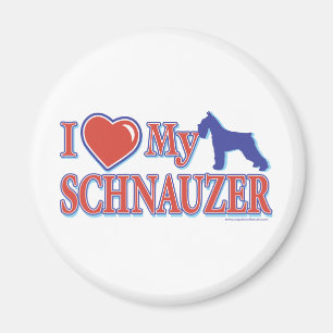 Ich habe meinen Schnauzer gehört Magnet