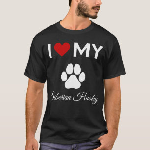 Ich habe meinen sibirischen Husky-Hund-Sondertext T-Shirt
