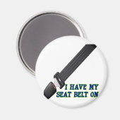 Ich habe meinen Sitzgürtel an Magnet (Vorderseite/Rückseite)