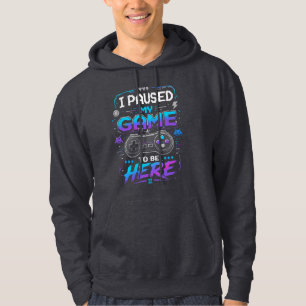 Ich habe meinen Spiel-Hoodie pausiert - Geschenk f Hoodie