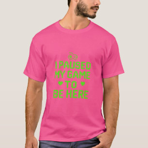 Ich habe meinen SpielNeon Pixel Art angehalten T-Shirt