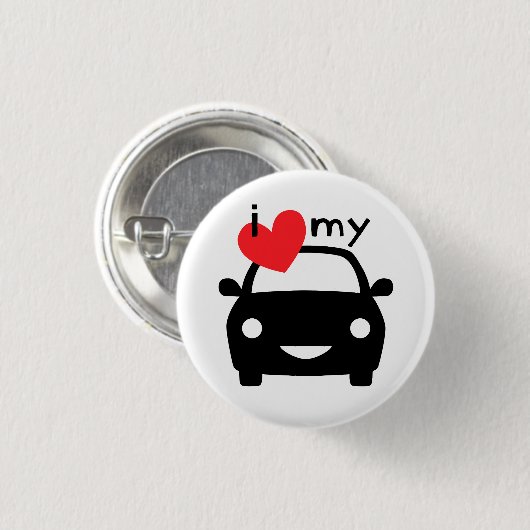 Ich habe meinen Wagen Liebe! Button (Vorne & Hinten)