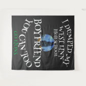 ICH HABE MEINEN WESTLINN HOCHSCHULE-BOYFRIEND GEFÜ WANDTEPPICH (Vorderseite (Horizontal))