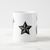 Ich habe Meinungen (Guinea Geflügel) Jumbo-Tasse (Vorderseite)