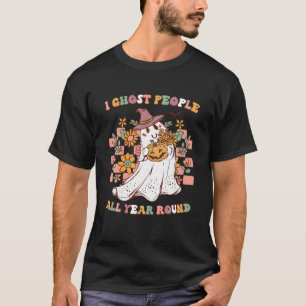 Ich habe Menschen das ganze Jahr über Runde Hallow T-Shirt