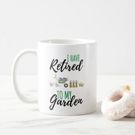 Ich habe mich an meine Gartenlaube gewendet Kaffeetasse (Mit Donut)