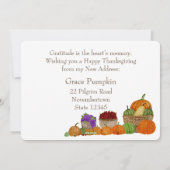 Ich habe mich bewegt! Ankündigung der Erntedank-Ad (Rückseite)