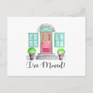 Ich habe mich bewegt! Christmas Zuhause Postkarte