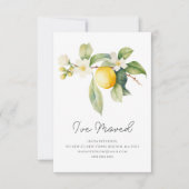 Ich habe mich bewegt | Lemon Blossom neue Adresse Ankündigung (Vorderseite)