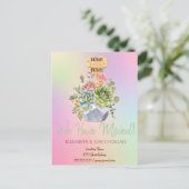 Ich habe mich bewegt, neue Adresse, Sukkulente hol Ankündigungspostkarte (Stehend Vorderseite)