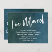 Ich habe mich bewegte, texturierte, einzigartige A Einladung (Vorne/Hinten)