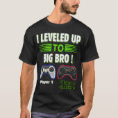 Ich habe mich dem Big Bro Gamer New Brother angesc T-Shirt (Vorderseite)