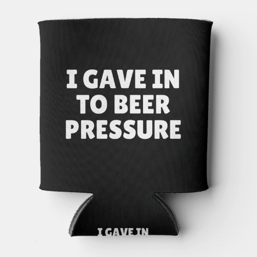 Ich habe mich dem Druck gebeugt Dosenkühler (Vorderseite)