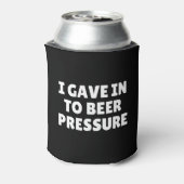 Ich habe mich dem Druck gebeugt Dosenkühler (Kanne Rückseite)