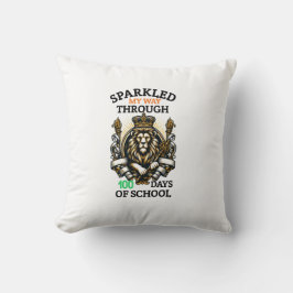 Ich habe mich durch 100 Tage am 100. Tag ausgebrei Kissen