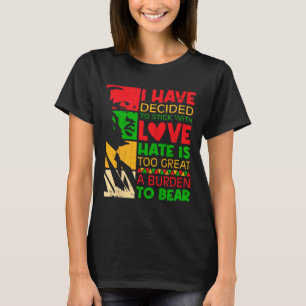 Ich habe mich entschieden, bei Love Martin Black z T-Shirt