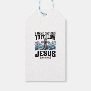 Ich habe mich entschieden, Jesus Vintage-Shirt zu  Geschenkanhänger