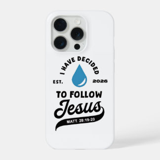 Ich habe mich entschieden, Jesus zu folgen Christl iPhone 15 Pro Hülle