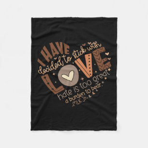 Ich habe mich entschieden, mich für das Liebe-Shir Fleecedecke