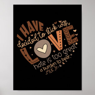 Ich habe mich entschieden, mich für das Liebe-Shir Poster