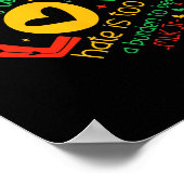 Ich habe mich entschieden, mit Liebe Mlk Black His Poster (Ecke)