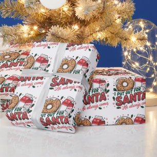 Ich habe mich für den Weihnachtsmann herausgeputzt Geschenkpapier