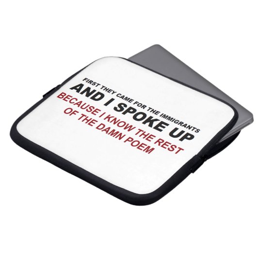 Ich habe mich geäußert laptopschutzhülle (Vorne Oben)
