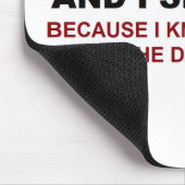 Ich habe mich geäußert mousepad (Ecke)
