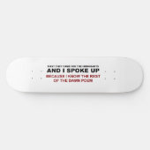 Ich habe mich geäußert skateboard (Horizontal)