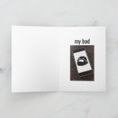 Ich habe mich geirrt, meine schlechte Karte (Innenseite)