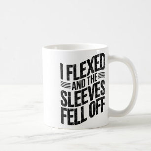 Ich habe mich gestreckt und die Ärmel fielen ab Gy Kaffeetasse