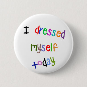 Ich habe mich heute verkleidet button