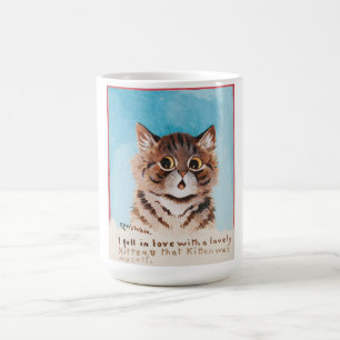 Ich habe mich in ein hübsches Kätzchen verliebt (i Kaffeetasse