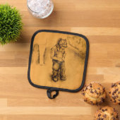 Ich habe mich in Le Tianguie, Mexiko, verlaufen Topflappen (Oben Unten)