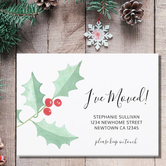 Ich habe mich in Wasserfarbenholz bewegt Ankündigung