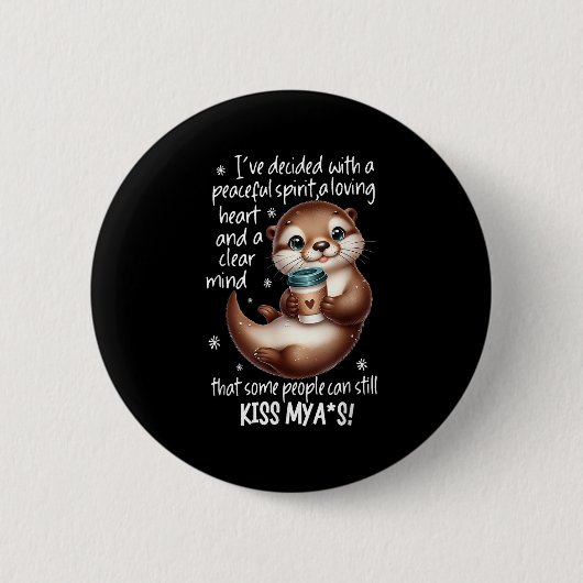 Ich habe mich mit Friedlichem Geist zu einem liebe Button (Vorderseite)