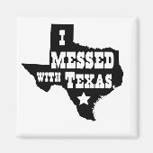 Ich habe mich mit Texas unterhalten Magnet (Vorne)