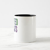 Ich habe mich nach Bits gefickt! Lancashire Yorks Zweifarbige Tasse (Mittel)