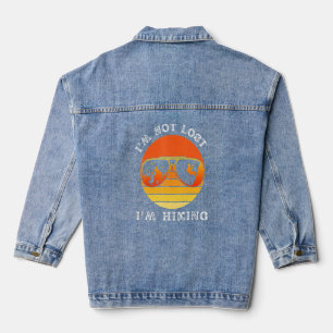 Ich habe mich nicht verlaufen, ich wandere Vintag Jeansjacke