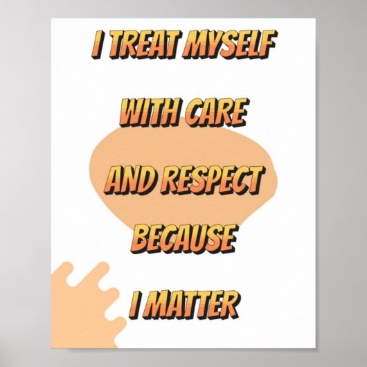 Ich habe mich vorsichtig Leckerei, weil ich wichti Poster (Vorne)