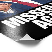 Ich habe mich wieder vermisst Trump Wahlen 2024 Fotodruck (Ecke)