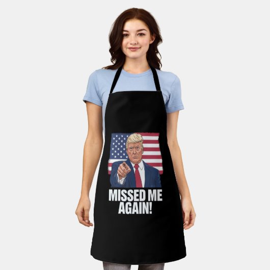 Ich habe mich wieder vermisst Trump Wahlen 2024 Schürze (Getragen)