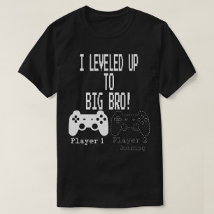 Ich habe mich zum großen Bruder-Gamer-Design hochg T-Shirt