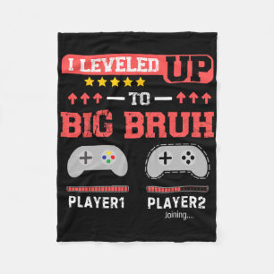 Ich habe mich zum großen Bruh-Gamer lustiger Brude Fleecedecke