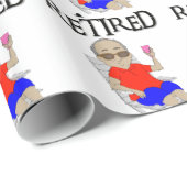 Ich habe mich zurückgezogen geschenkpapier (Rolleneckpunkt)