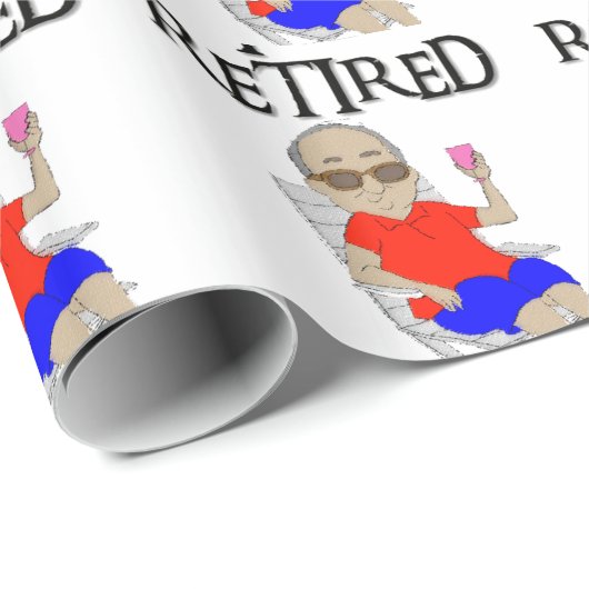 Ich habe mich zurückgezogen geschenkpapier (Rolleneckpunkt)