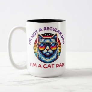 Ich habe mir nicht das Leben der Katze im Vater de Zweifarbige Tasse