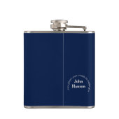 Ich habe Mischgetränke über Gefühle Flachmann (Rückseite)