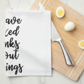 Ich habe Mischgetränke über Gefühle Tuch (Viertel Falte)