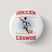 Ich habe mit meinem Kopf Fußball gespielt Button (Vorderseite)